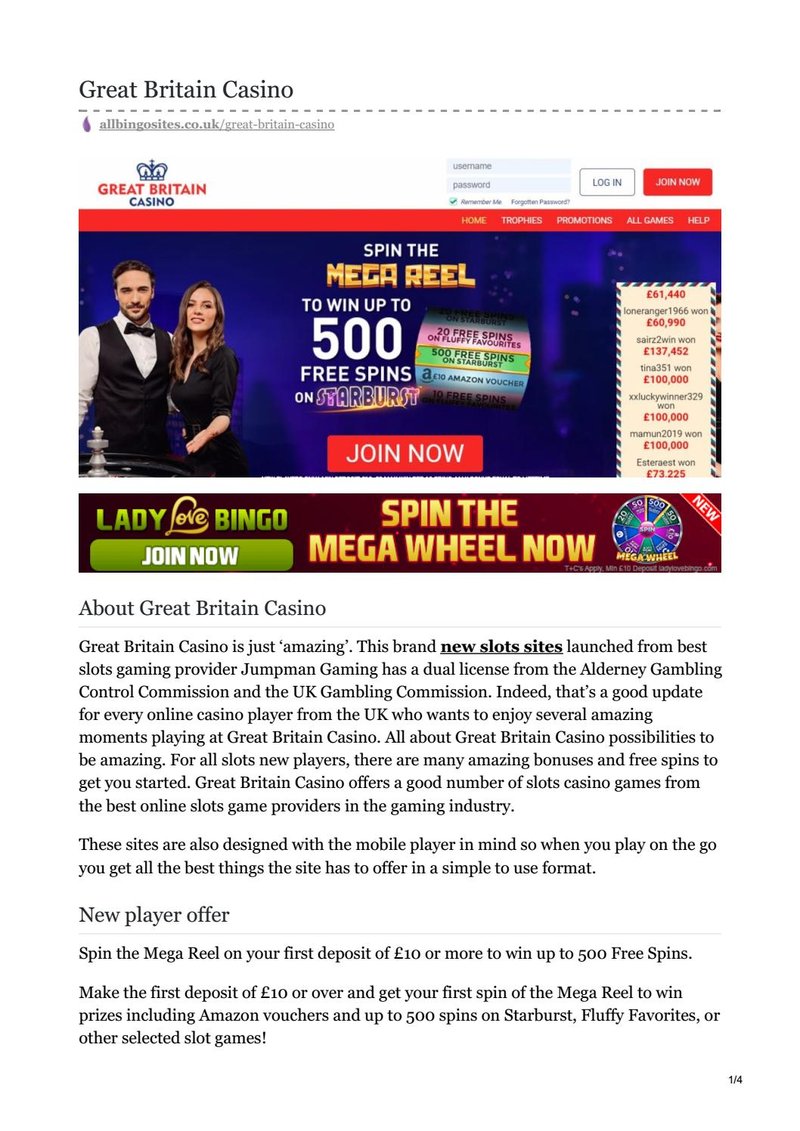 Discover patrick spins casino uk
